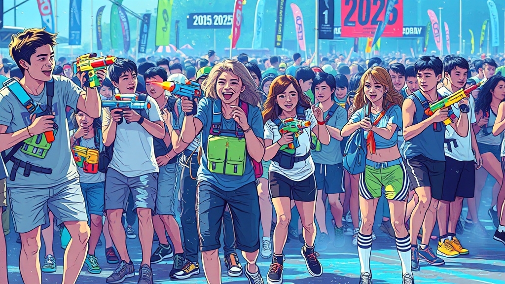 페스티벌 꿀팁 대방출 (illustration 스타일)