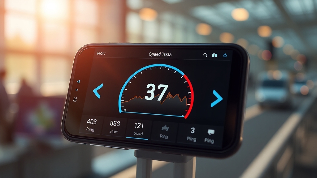 인터넷 속도 측정 결과, 어떻게 해석할까? (realistic 스타일)