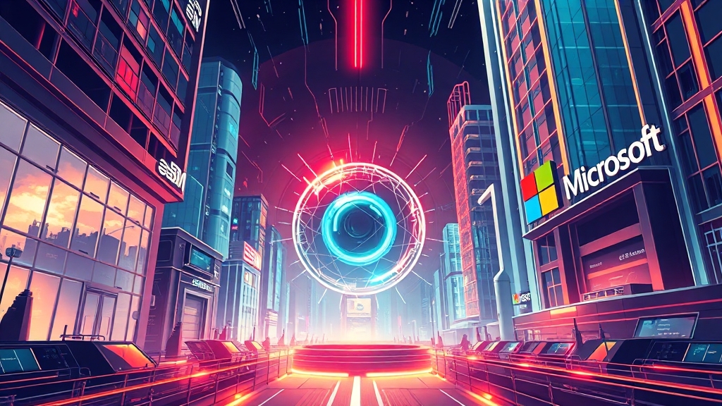 양자 컴퓨팅 시장 전망 (illustration 스타일)