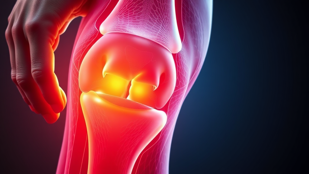 무릎 통증, 왜 생기는 걸까요? (realistic 스타일)