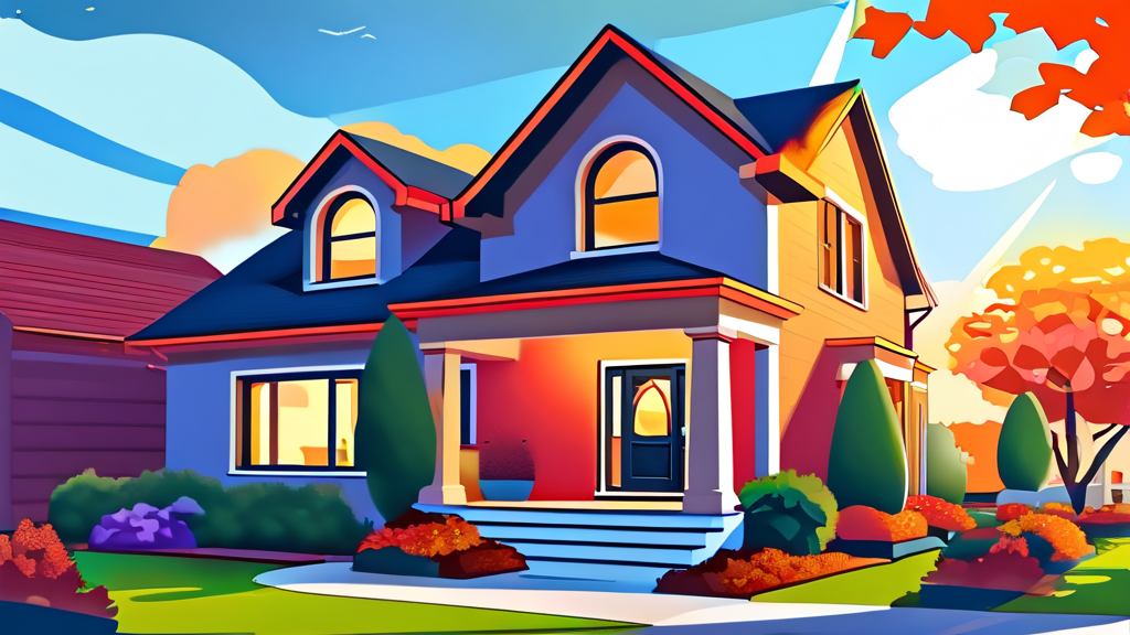 생애 최초 주택 구매자를 위한 보금자리론 특별 혜택 (cartoon 스타일)