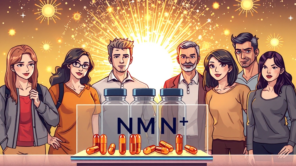 NMN, 얼마나 먹어야 할까요? (illustration 스타일)