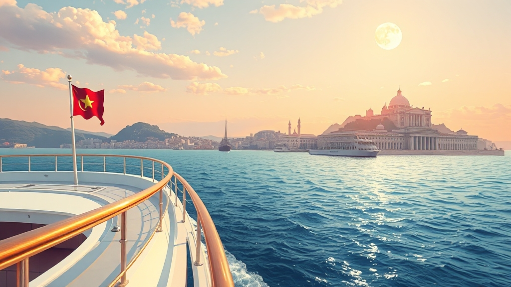 지중해 크루즈, 매력은? (illustration 스타일)