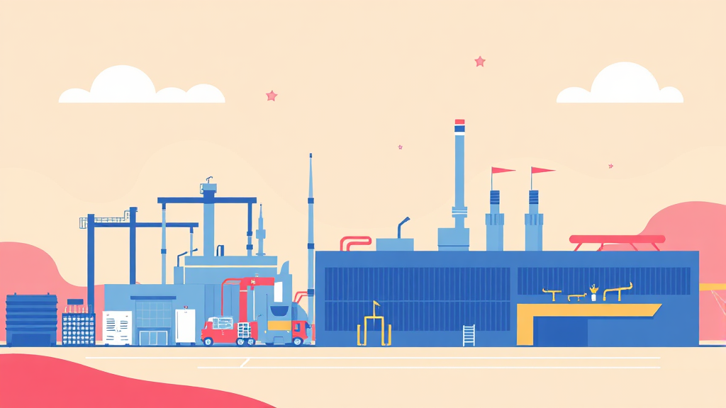 CDMO 사업 현황 (illustration 스타일)