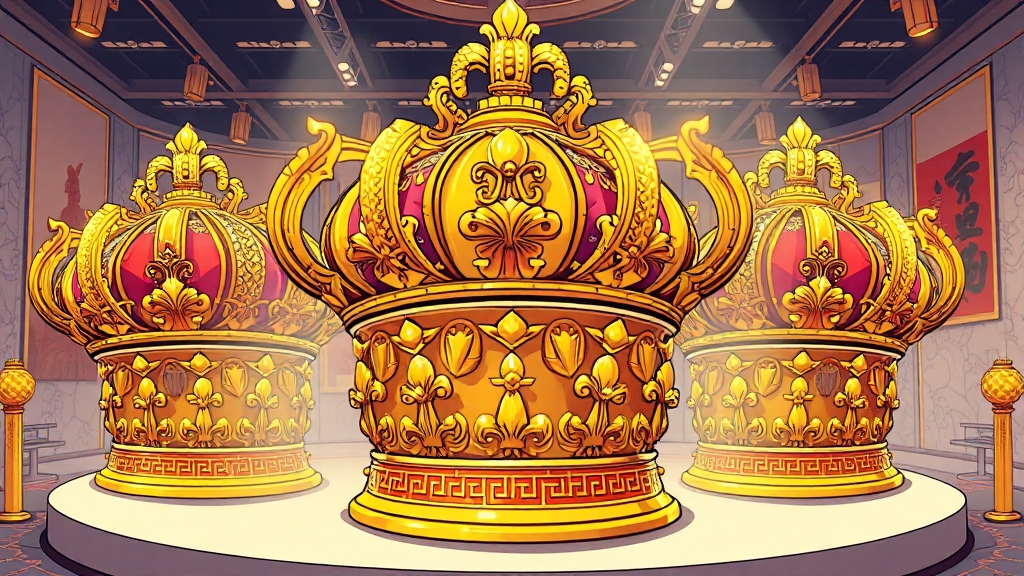 신라 금관 특별전 개요 (cartoon 스타일)