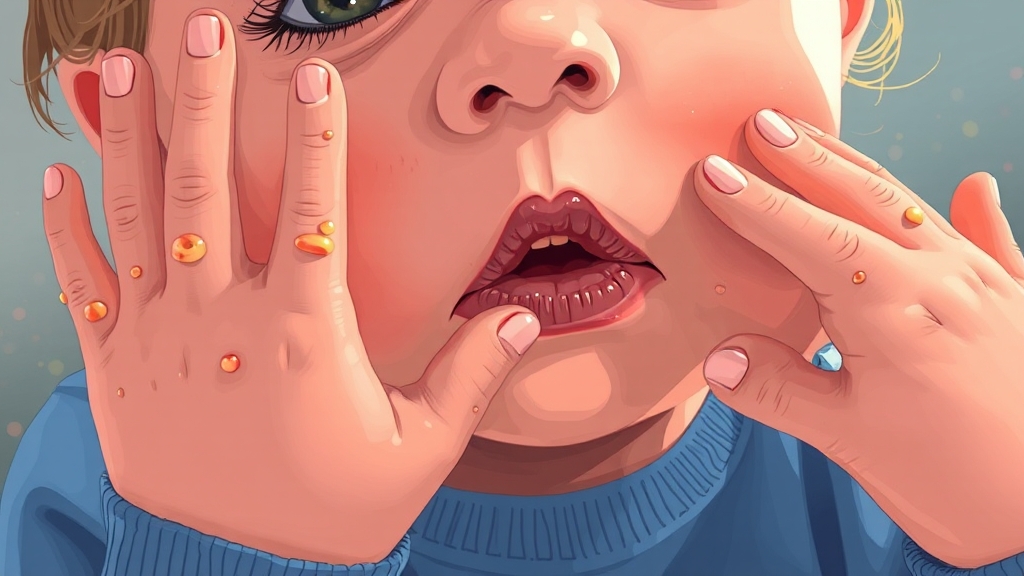 초기 증상, 놓치지 마세요! (illustration 스타일)