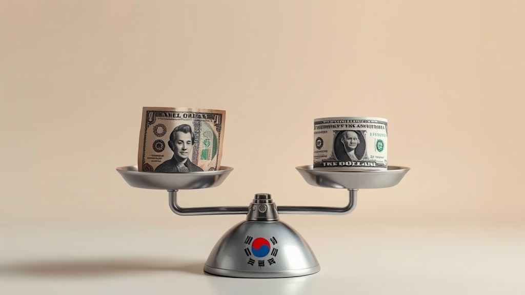 금리 및 통화 정책 방향 (realistic 스타일)