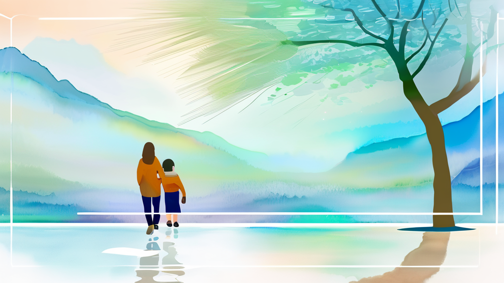 놓치면 안 돼요! 신청 기간과 유의사항 (watercolor 스타일)