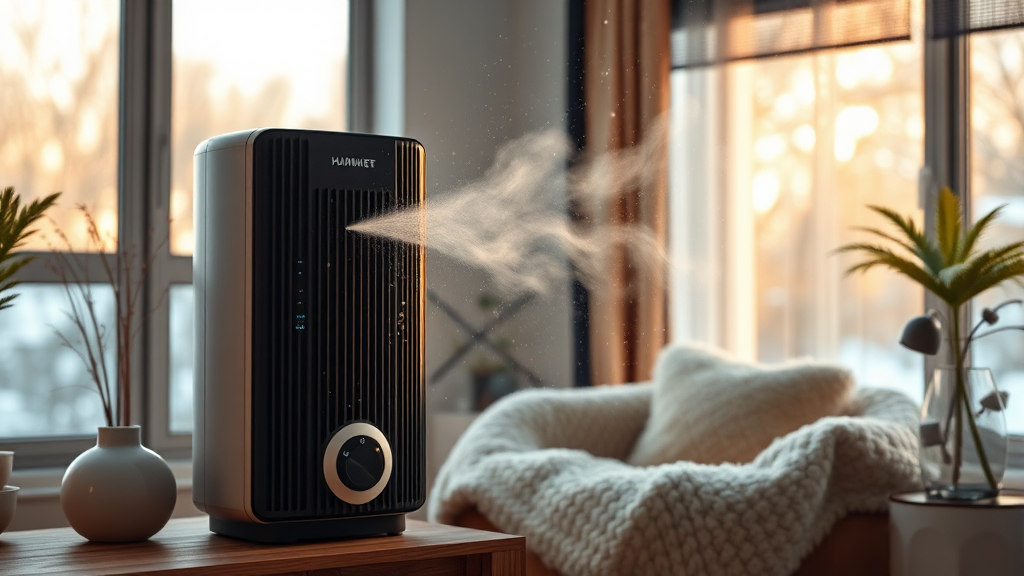 안전한 가습기, 어떻게 고를까? (realistic 스타일)