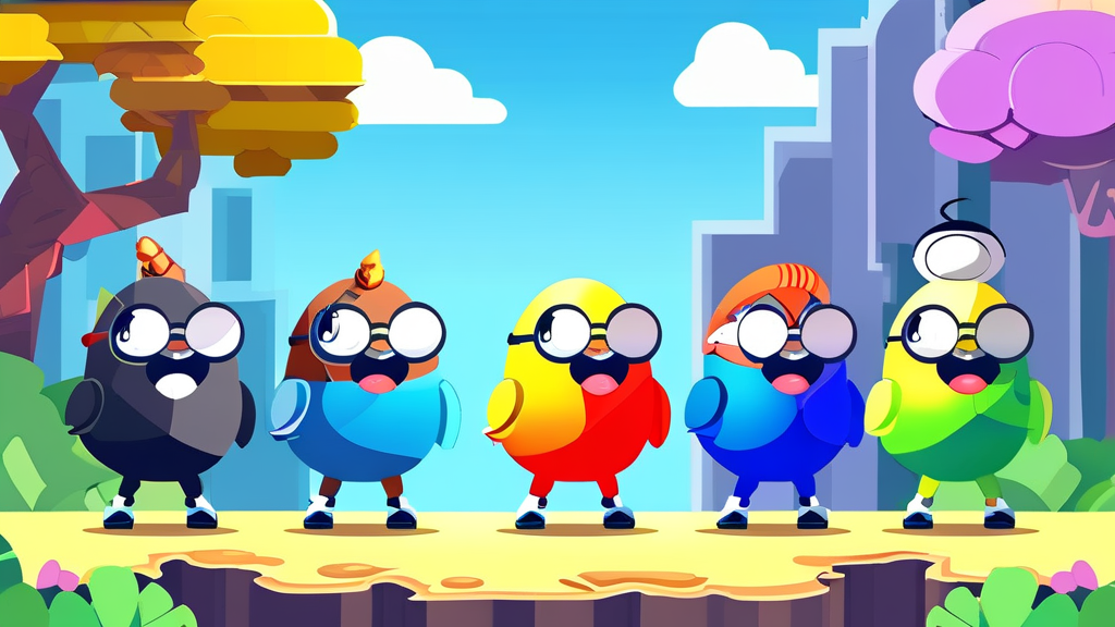 사주 궁합, 게임처럼 재미있게 분석하기 (cartoon 스타일)