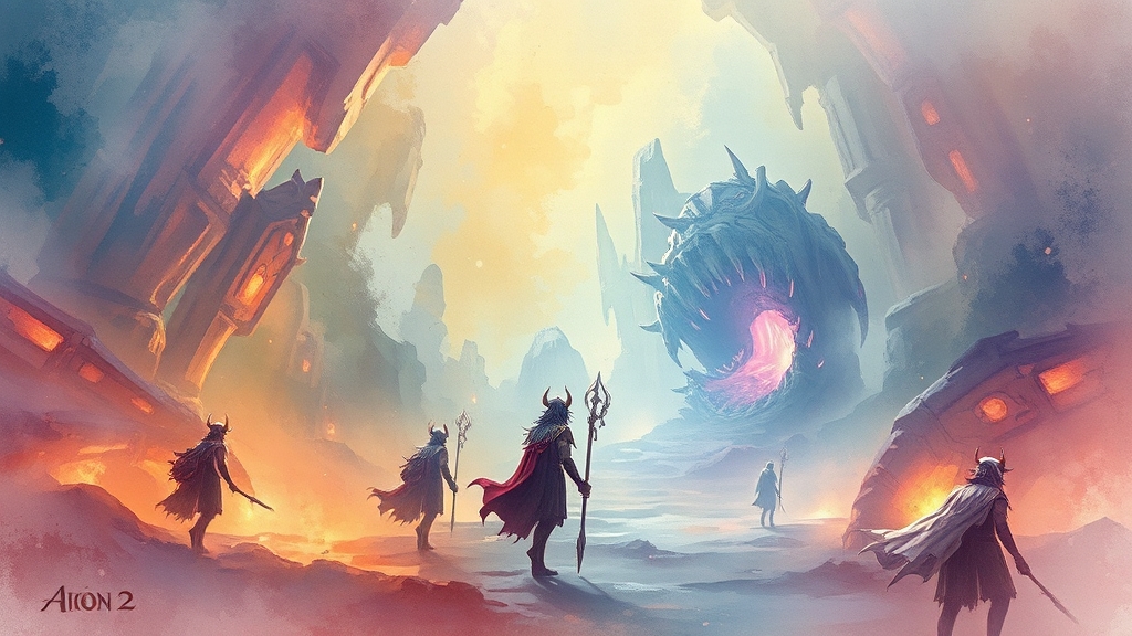 아이온2 장비, 어떻게 얻어야 할까? (watercolor 스타일)