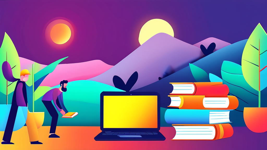 평생교육이용권으로 배우는 인기 강좌 (cartoon 스타일)