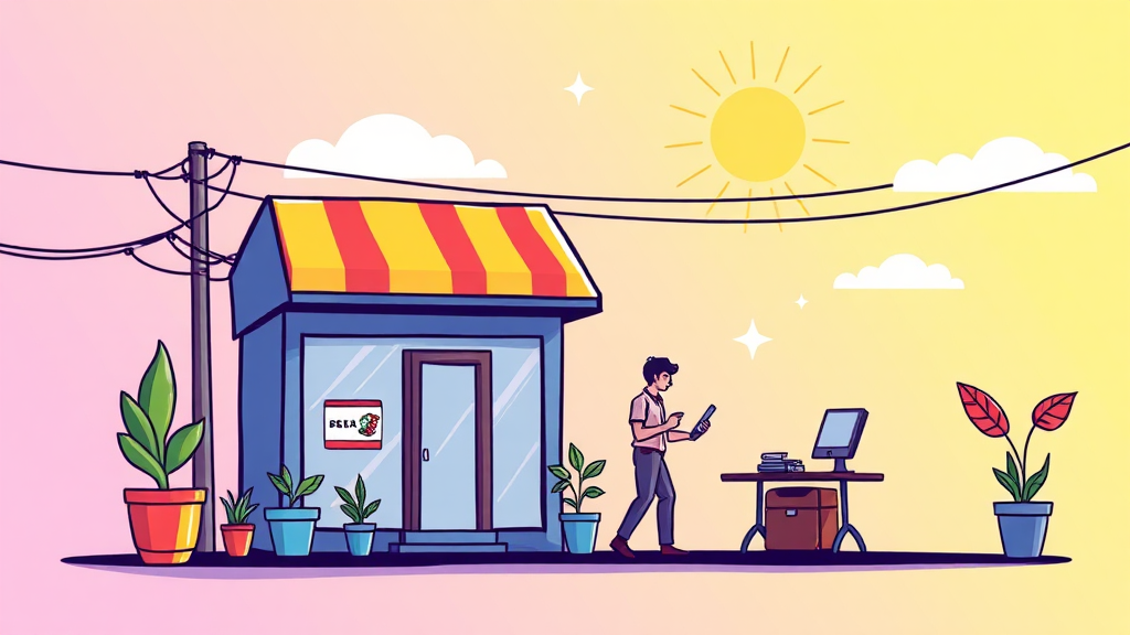 경영안정바우처 관련 추가 정보 및 지원 정책 (cartoon 스타일)