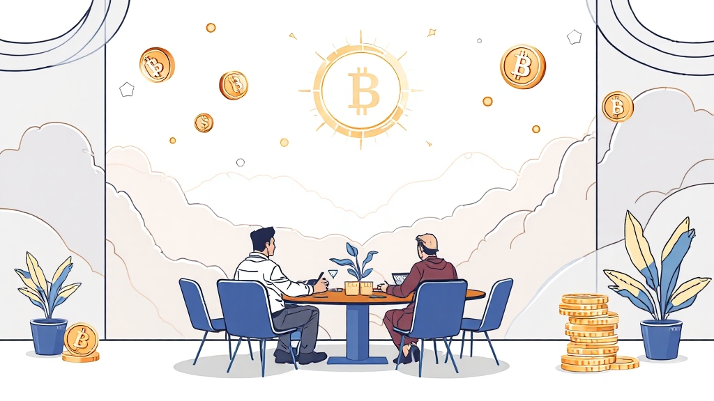 가상화폐 시장, 어떻게 변할까? (illustration 스타일)