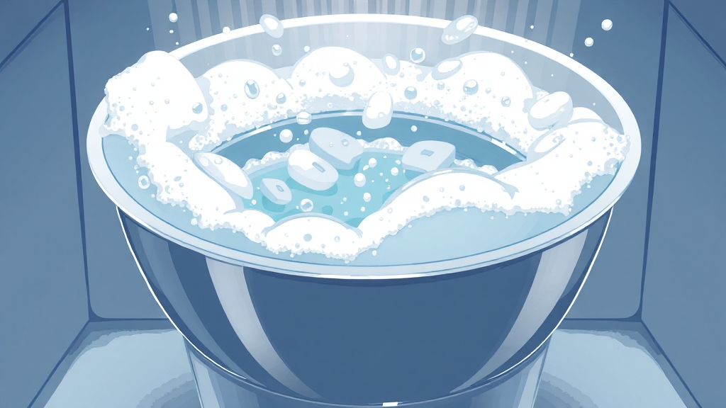 세탁기 관리 Q&A (illustration 스타일)