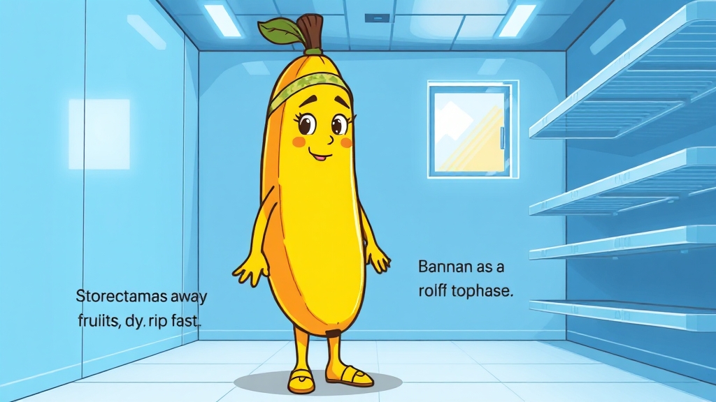 실온 보관 팁 (cartoon 스타일)