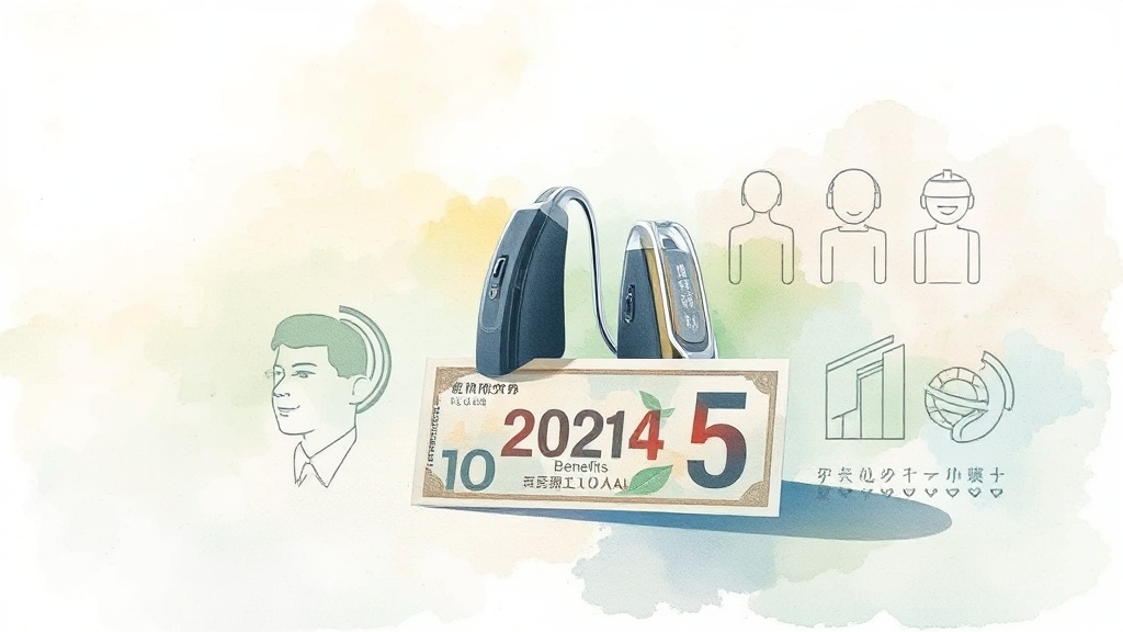 2024년 보청기 지원금, 누가 얼마나 받을까요? (watercolor 스타일)