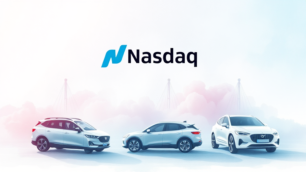 나스닥 투자, 장기적인 관점에서의 전망과 유의사항 (watercolor 스타일)