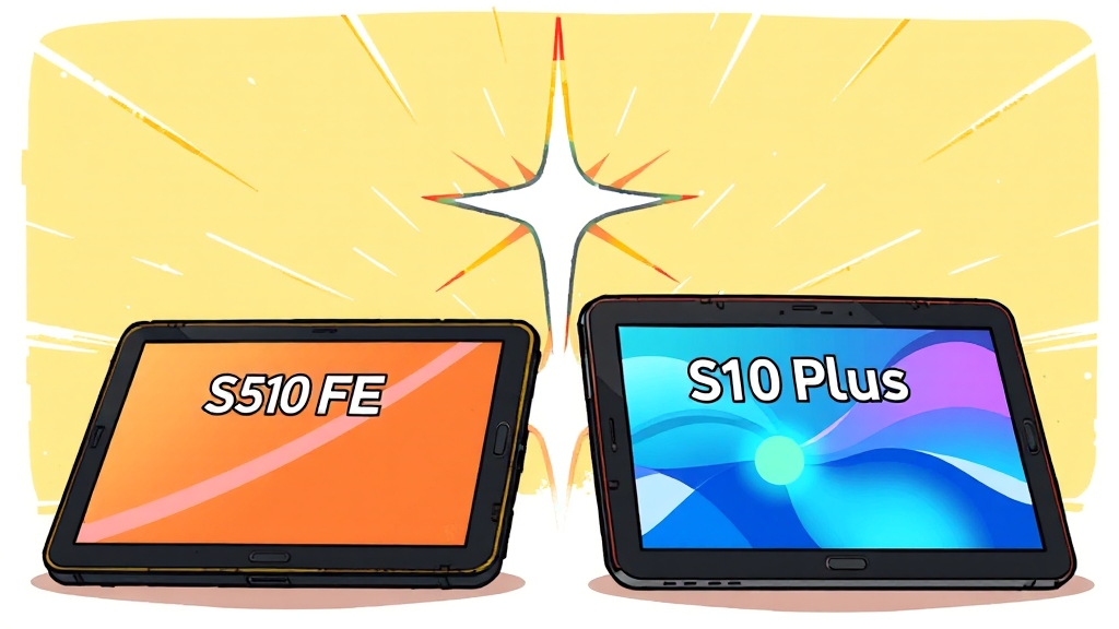 S10 FE & S10 플러스 완벽 분석 (cartoon 스타일)