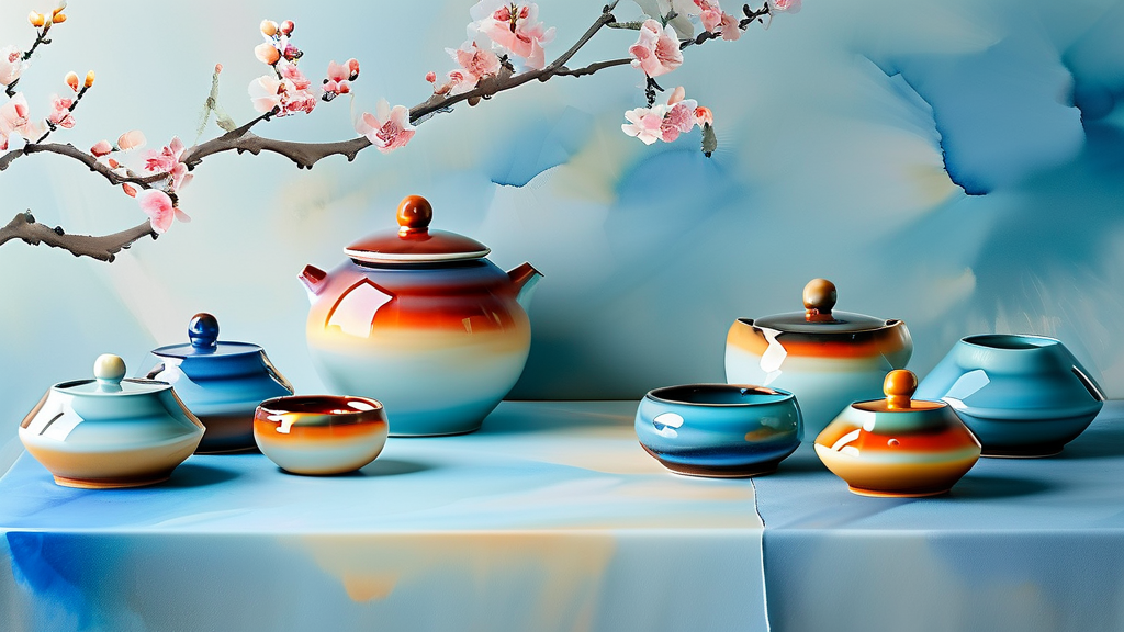 눈으로 즐기는 예술: 주요 전시 및 도자기 구매 정보 (watercolor 스타일)