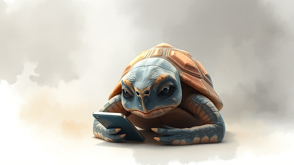 거북목, 왜 생기는 걸까요? (watercolor 스타일)