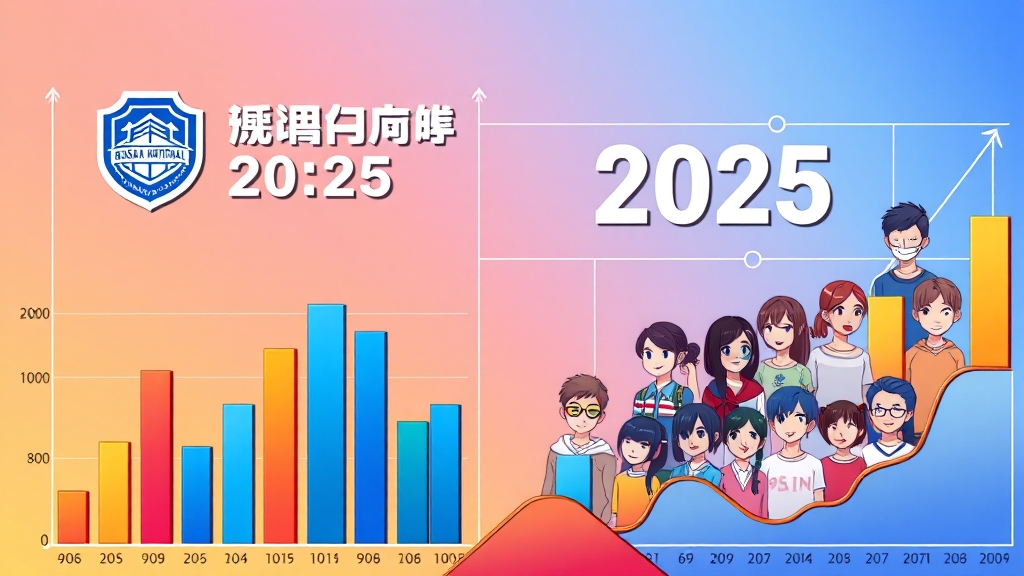 2025 부산 지역 대학교 수시 입결 분석 (cartoon 스타일)