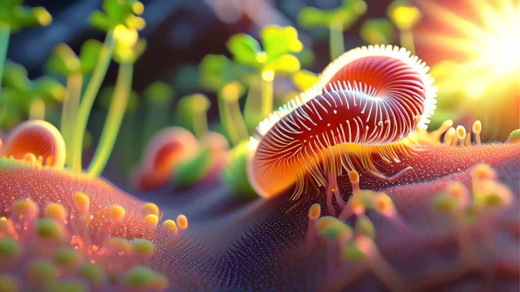 유아 유산균의 놀라운 효능: 장 건강부터 배변 활동까지 (realistic 스타일)