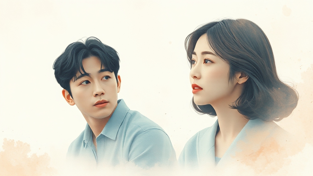 IMF 시대 배경 드라마 (watercolor 스타일)