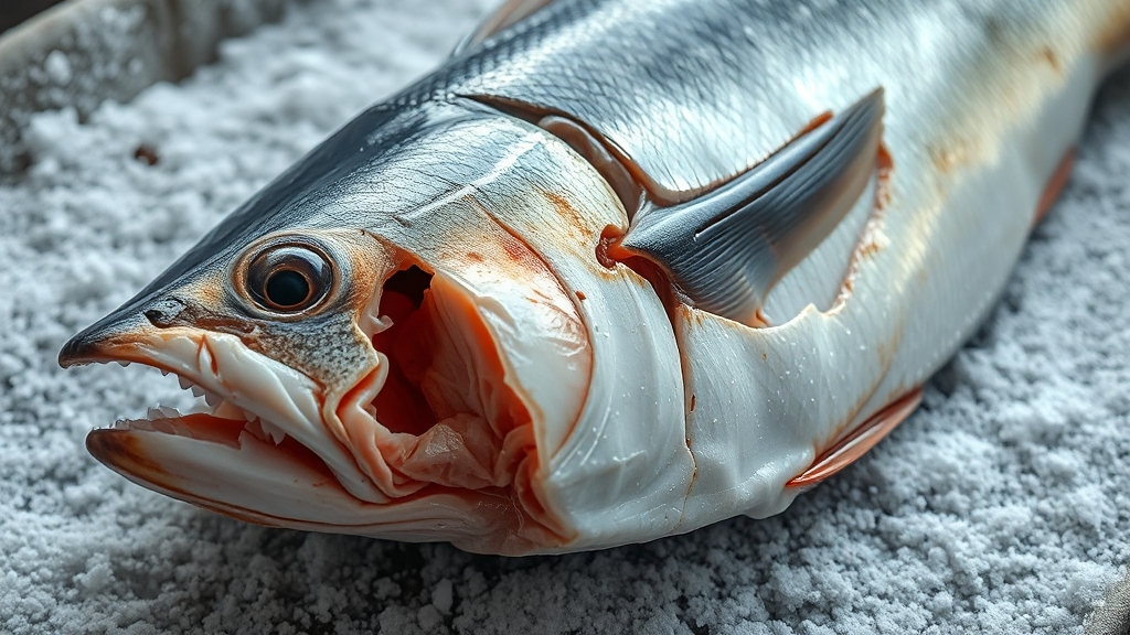 대방어 제철은 언제? (realistic 스타일)