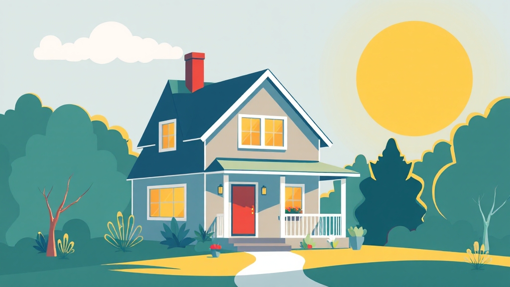 LTV 완화 정책 배경 (illustration 스타일)