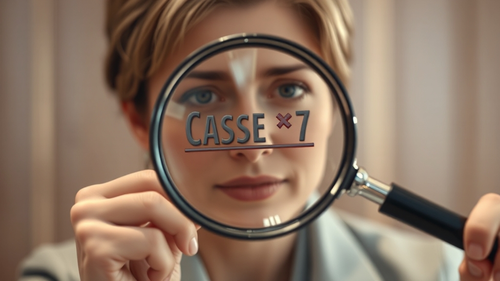 사건번호, 왜 중요할까요? (realistic 스타일)