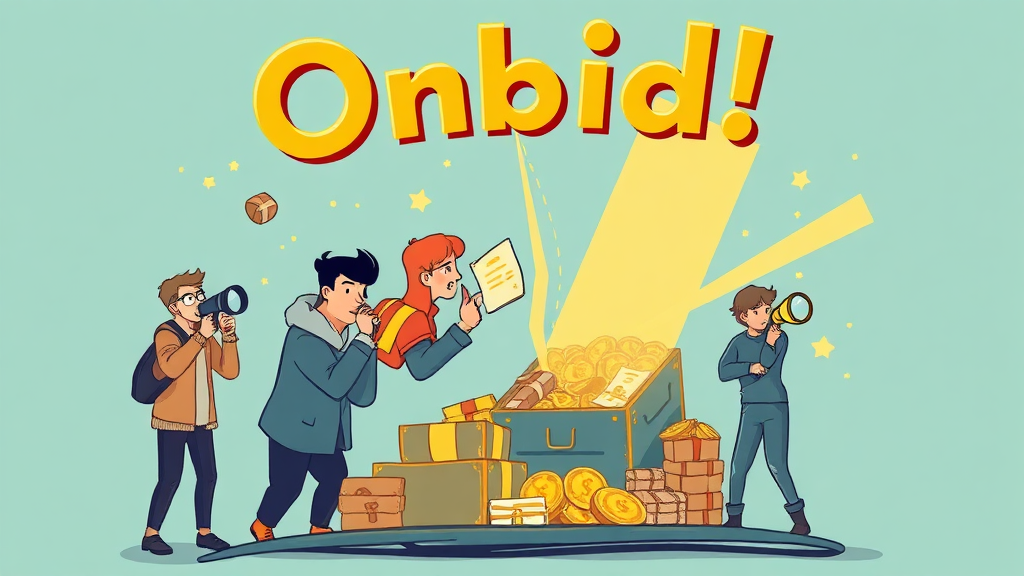 물건 검색 및 선택 전략 (illustration 스타일)