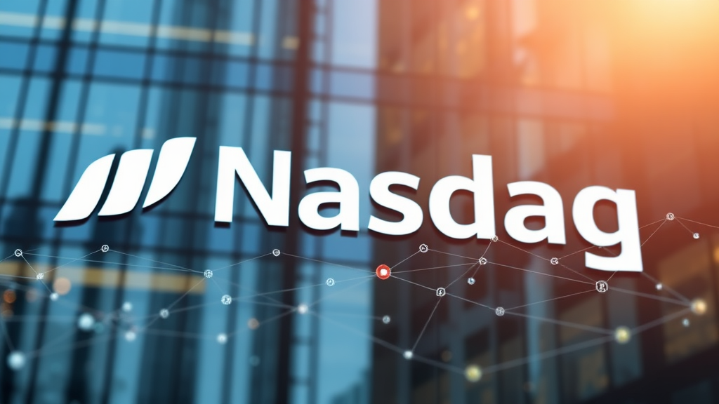 나스닥, 왜 토큰화에 집중하나? (realistic 스타일)