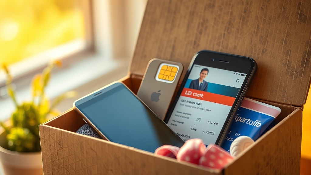 유심 교체, 어떻게 신청? (realistic 스타일)