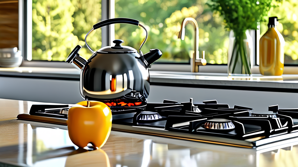 안전하고 편리한 가스레인지 사용을 위한 팁 (realistic 스타일)