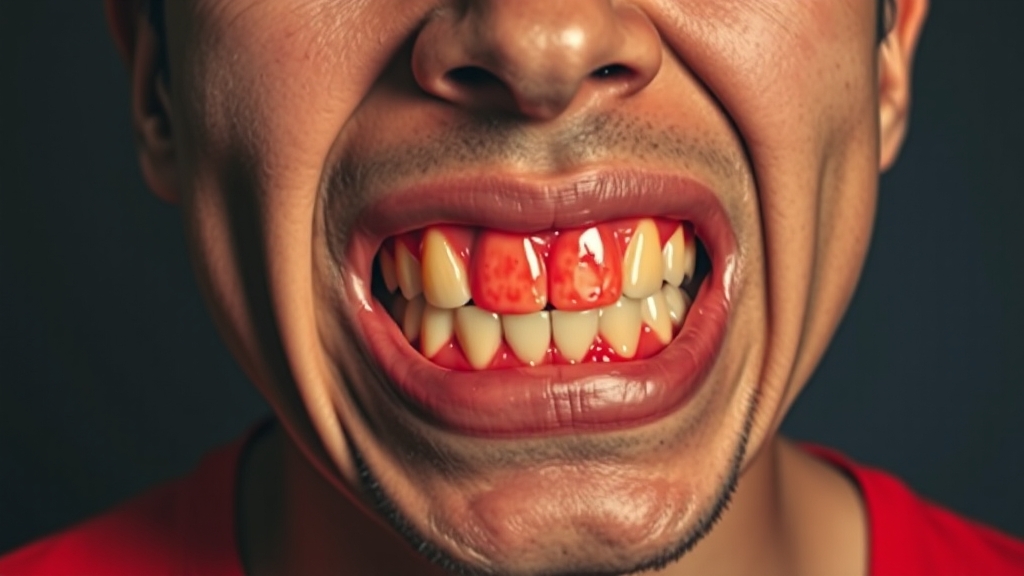 잇몸 통증, 왜 생기는 걸까? (popart 스타일)