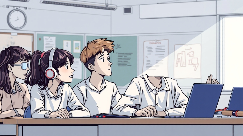 듣기 폐지 후, 평가 방식은? (illustration 스타일)