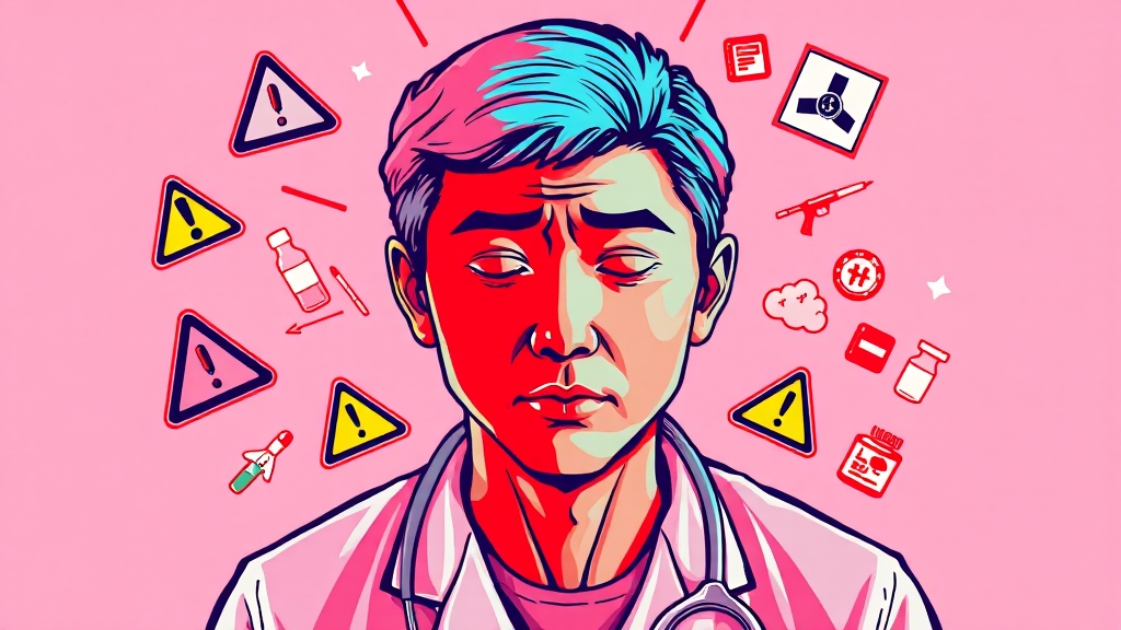 복용 시 주의사항, 꼭 확인하세요! (popart 스타일)