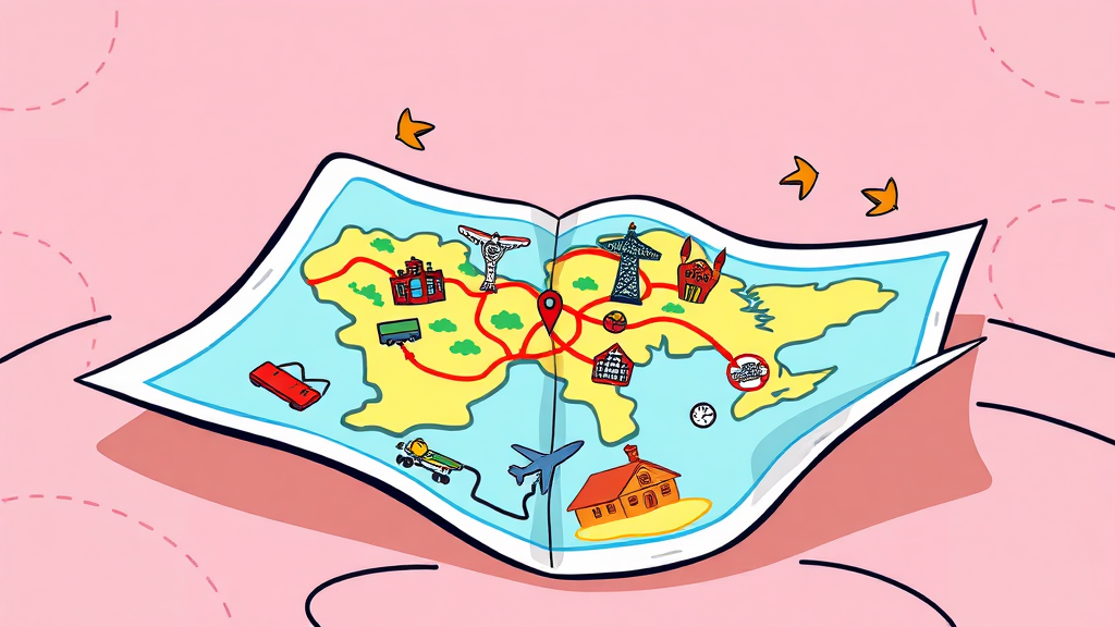 지도 활용 팁 (cartoon 스타일)