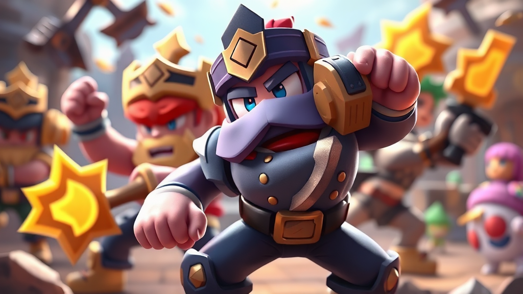 브롤스타즈 업데이트 분석 (realistic 스타일)