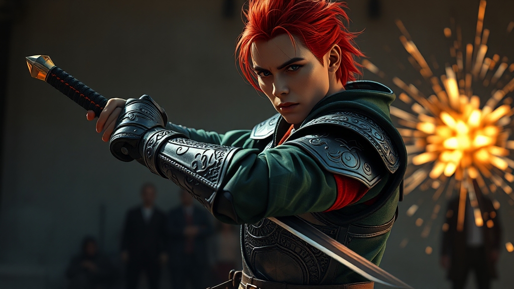 렌 직업 소개 및 특징 (realistic 스타일)