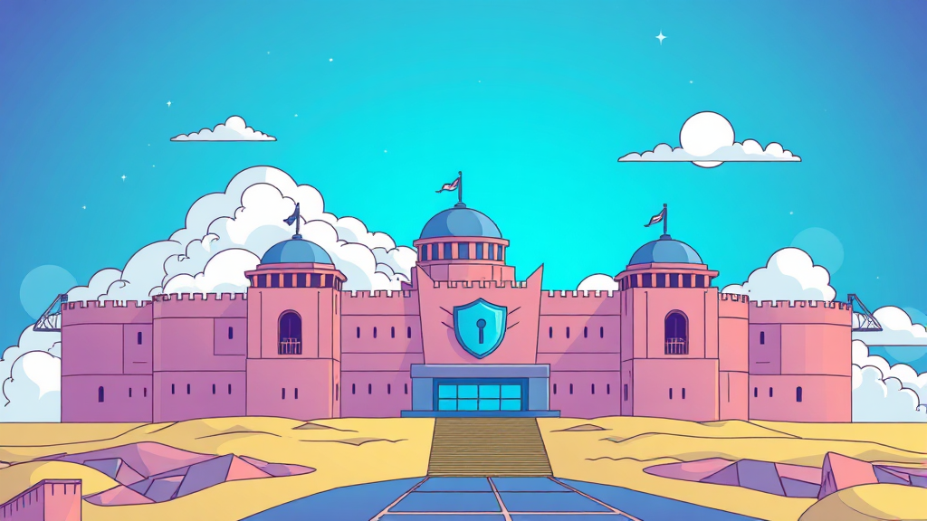 클라우드 환경에서의 제로 트러스트 구현 방안 (illustration 스타일)