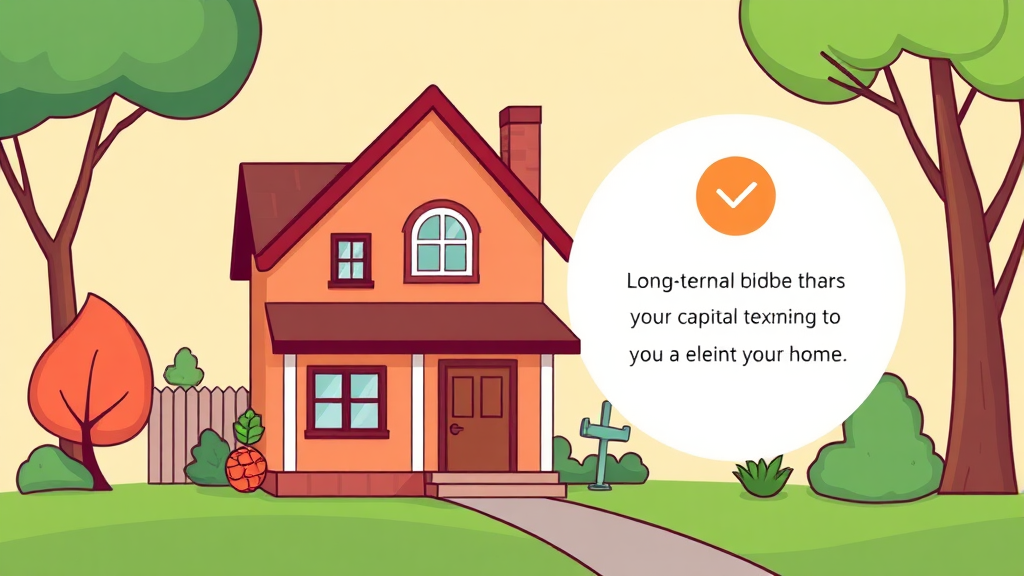 2026년 부동산 세금 총정리: 취득부터 양도까지 절세 전략 6 집을 팔 때 내는 세금: 양도소득세 절세 전략 (cartoon 스타일)