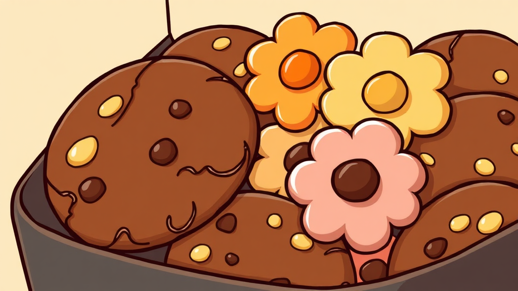 제니쿠키 메뉴 및 가격 (cartoon 스타일)