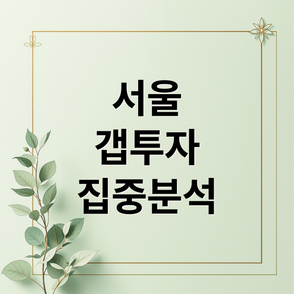 서울
갭투자
집중분석 (서울 집값 갭투자 외지인)