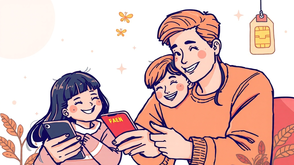 알뜰폰 평생 요금제란? (illustration 스타일)