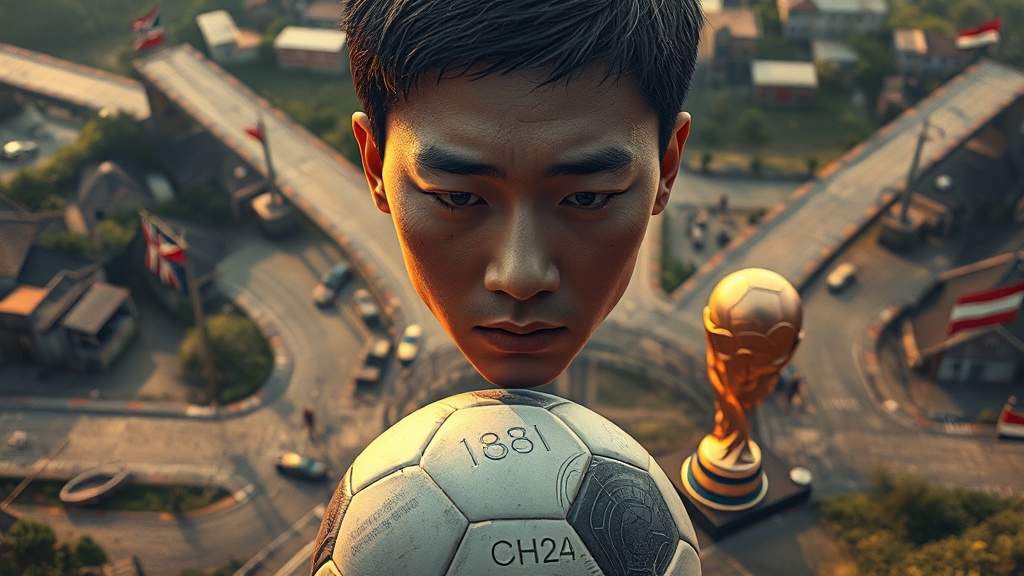 손흥민의 선택지 (realistic 스타일)