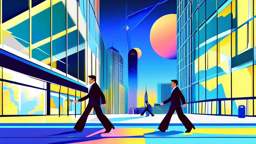 반도체 슈퍼 사이클, 놓치지 않는 투자 전략과 유의사항 (illustration 스타일)