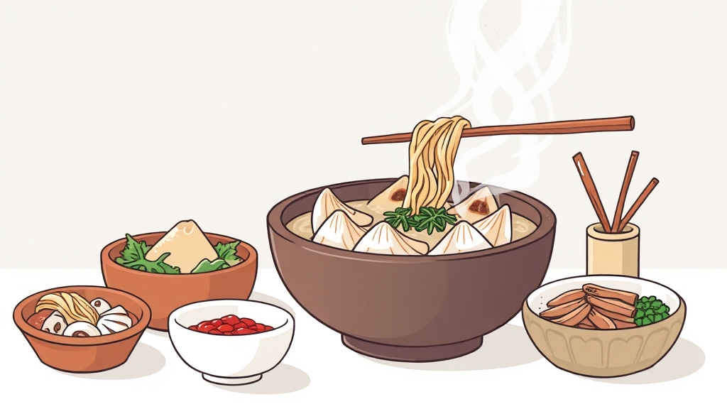 강릉 맛집 리얼 후기 & 총정리 (illustration 스타일)