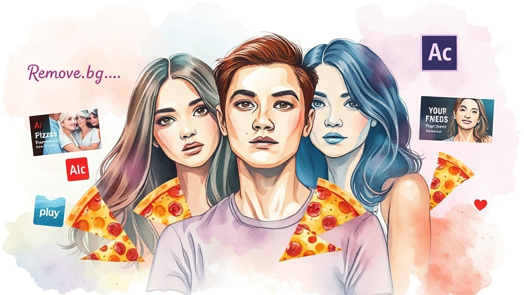주요 누끼 따기 사이트 비교 (watercolor 스타일)